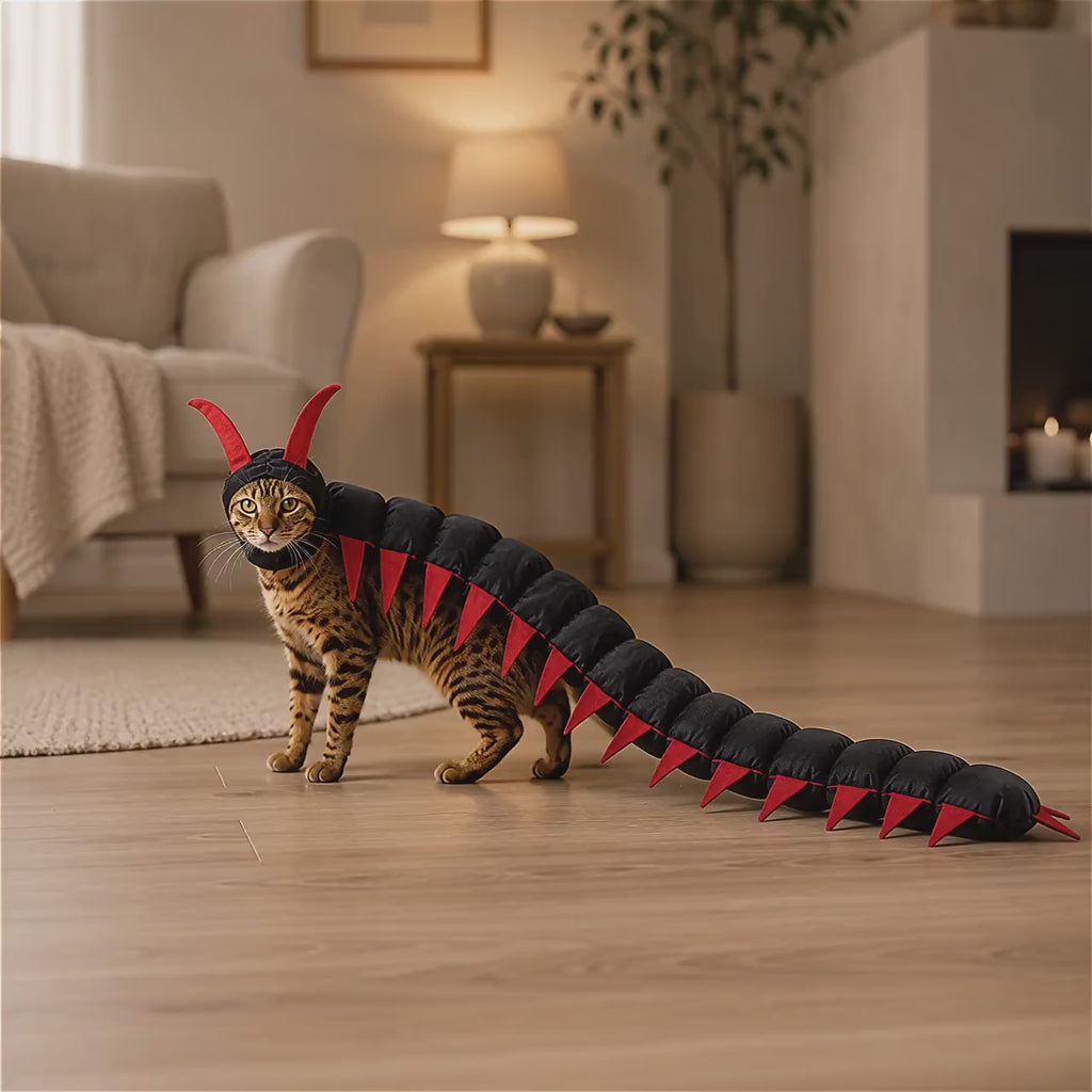 Spooky Centipede Cat Costume